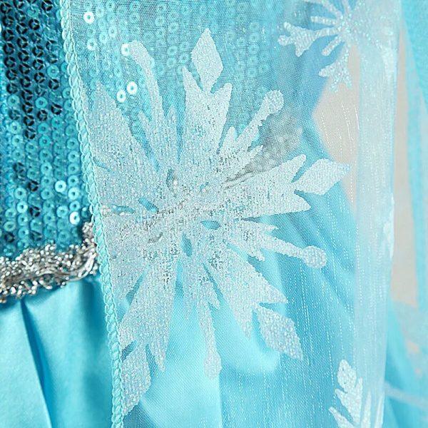 Frozen jurk Elsa met sleep