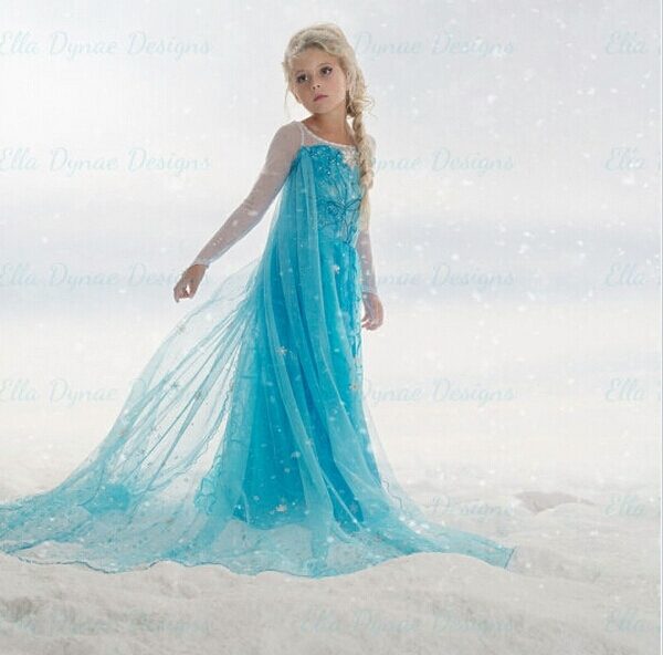 Frozen Elsa jurk - Bij Bambini