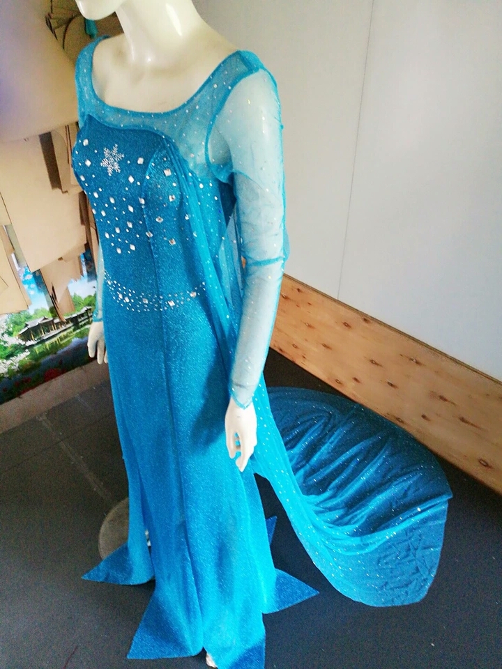 cafe Adverteerder tweede Elsa jurk volwassenen - Bij Bambini Verkleedkleding