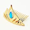 Elsa accessoire-set Kind - Blauw - Goud - sieraden + handschoenen + tiara + staf - Afbeelding 2