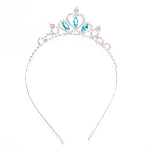 Tiara - zilver blauw